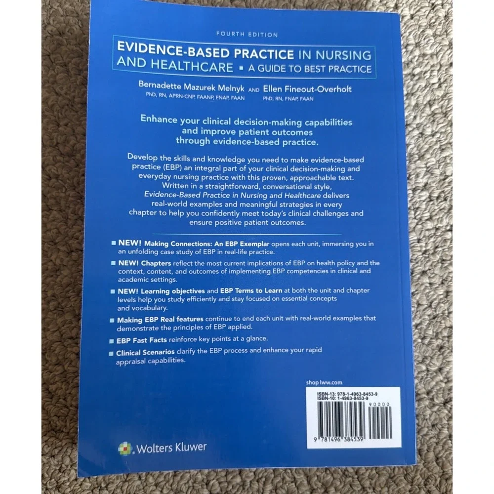 Evidence-Based Practice in Nursing & Healthcare: A Guide to Best Practice